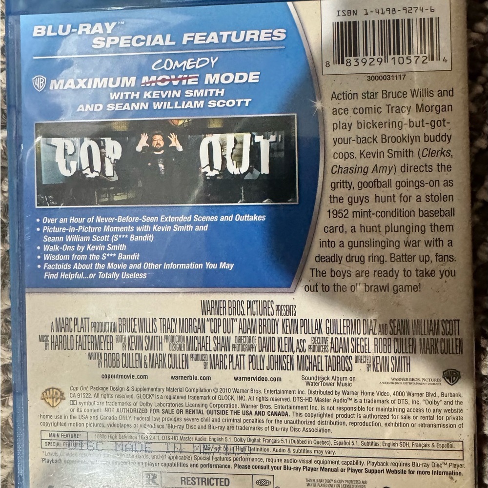 Cop Out DVD - Picture 2 of 3